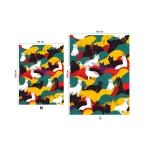 Flisiniai pledai su kačiukais išmatavimai 1