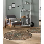 apvalus rastuotas kilimas namams