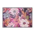 durų kilimėlis su gėlėmis plaunamas 1