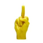 Ar rokām darināta svece F*ck You Yellow 3