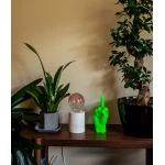 Ar rokām darināta svece F*ck You Neon Green 1