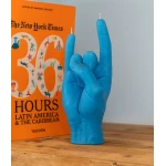 Roku darba svece You Rock Blue 1