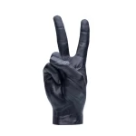 Roku darbs svece Peace Black 2