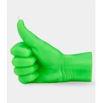 Ar rokām darināta svece Thumbs Up Neona Green 3