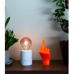 Ar rokām darināta svece F*ck You Neona Orange 1