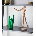 Ar rokām darināta svece You Rock Green 1