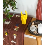 Ar rokām darināta svece You Rock Yellow 1