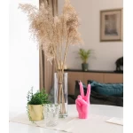 Roku darbs svece Peace Pink 1