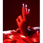 Ar rokām darināta svece OK Ed 1