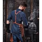 Priekšauts ar krusteniskām siksnām New York BBQ2 SBA360241 BL 1