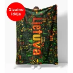 Stilingas pledas su spauda Lietuva