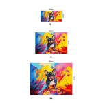 Raibs dvielis Franču buldogs 25-300 1