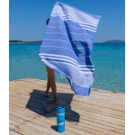 stilingas mėlynas paplūdimio pledas kaip dovana 1