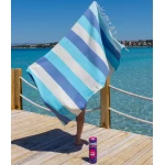 stilingas dryžuotas paplūdimio rankšluostis 1