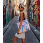 rausvas pirkinių krepšys moterims 1