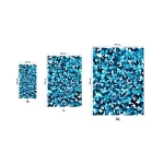 mėlynas paplūdimio rankšluostis drugeliai išmatavimai 1