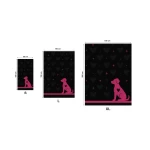 stilingas rankšluostis su rožiniu šuniuku 1