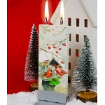 rankų darbo žvakė interjere 1