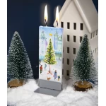 rankų darbo žvakė interjere 1