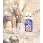 stilinga kalėdine rankų darbo žvakė 1