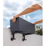 vazono laikikliai lechuza balconera juoda spalva 2