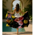 vasariškas rankšluostis gėlėtas interjere 1