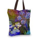 stilinga moteriška rankinė vandens lelijos