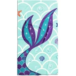 vaikiškas rankšluostis undinėlė