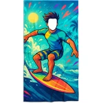 Rankšluostis su jūsų veidu, Surfer