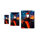 Rankšluostis su jūsų veidu, Racing driver 1