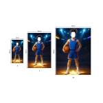 Rankšluostis su jūsų veidu, Basketball player 1