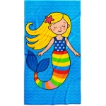 vaikiškas rankšluostis undinėlė