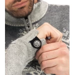 vilnonis vyriškas megztinis pilkas 3