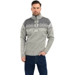 pilkas vyriškas megztinis dale of norway