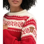 vilnonis raštuotas megztinis moterims 4