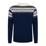 tamsiai mėlynas megztinis moterims 1