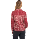 vilnonis megtinis moterims raudonas margas 3