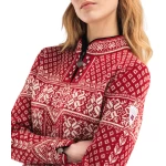 raštuotas megztinis moterims merino vilna 4