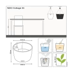 vazonas lechuza pakabinamas 4