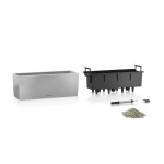 Nerūsējošā tērauda Lechuza katls Balconera Steel 50 4