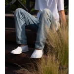 baltos naminės šlepetės natūralus veltinis 1