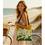 moteriška rankinė monet piešinys geltona gėlės 1