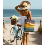 moteriška rankinė peizažas monet 1