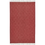 vilnonis pledas raudonas rudas rombai raštas 1