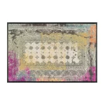 plaunamas durų kilimėlis namams raštuotas