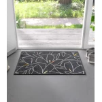 durų kilimėlis pilkas su linijomis 1