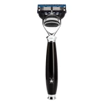 juodas skustuvas vyrams muhle gillette fusion