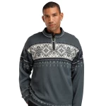 stilingas vyriškas megztinis pilka spalva 1