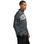 dale of norway pilkas vyriškas megztinis 2