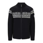 vyriškas megztinis vilnonis juodas su užtrauktuku